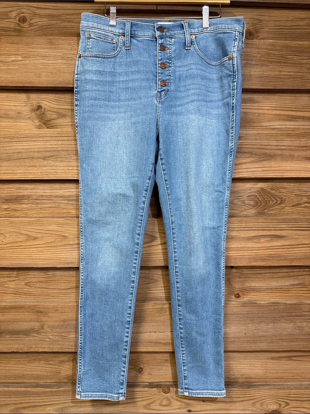 Madewell High-Rise Skinny Button-Fly Jeans